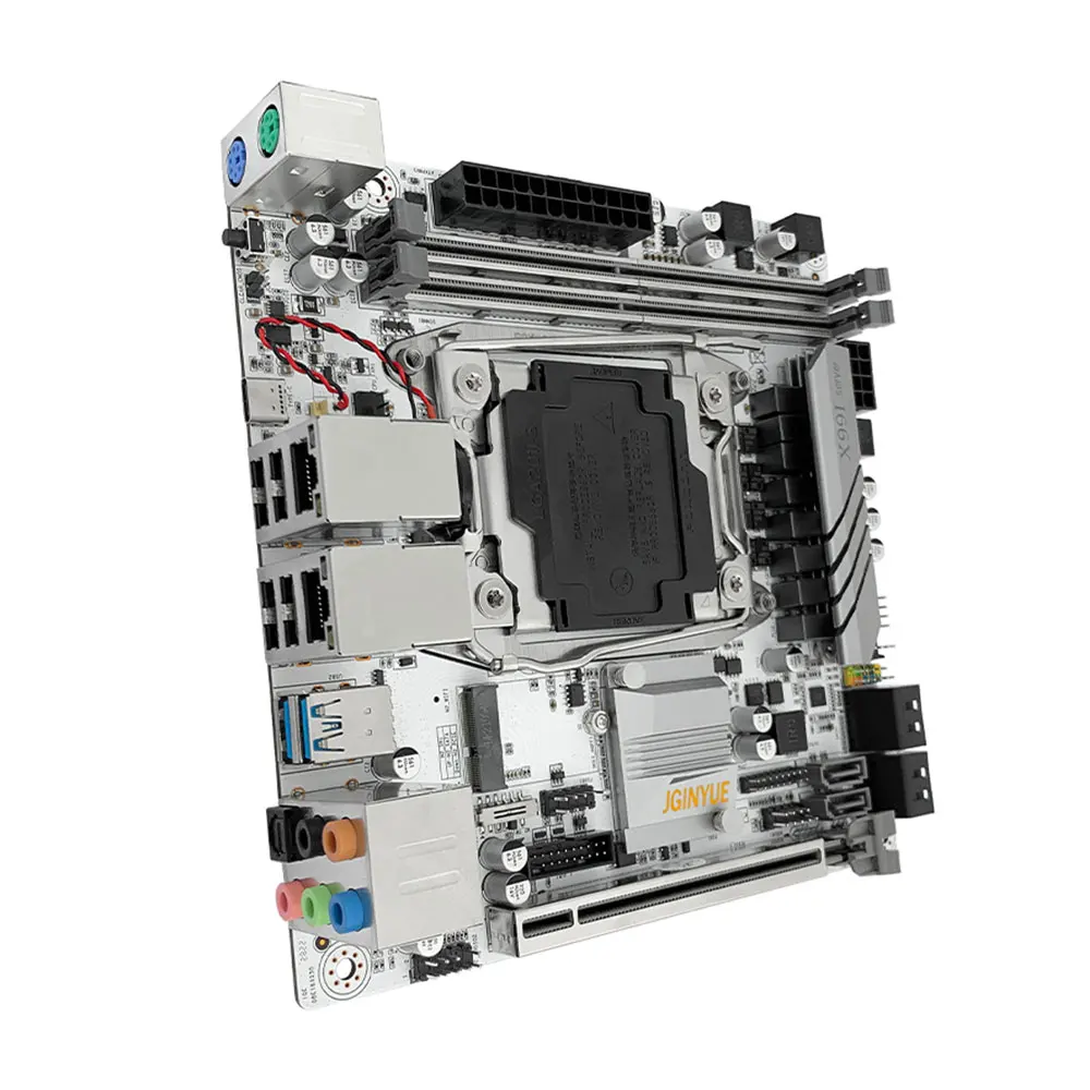 Jginyue X99 itxマザーボードlga 2011-3サポートxeon E5 V3 V4