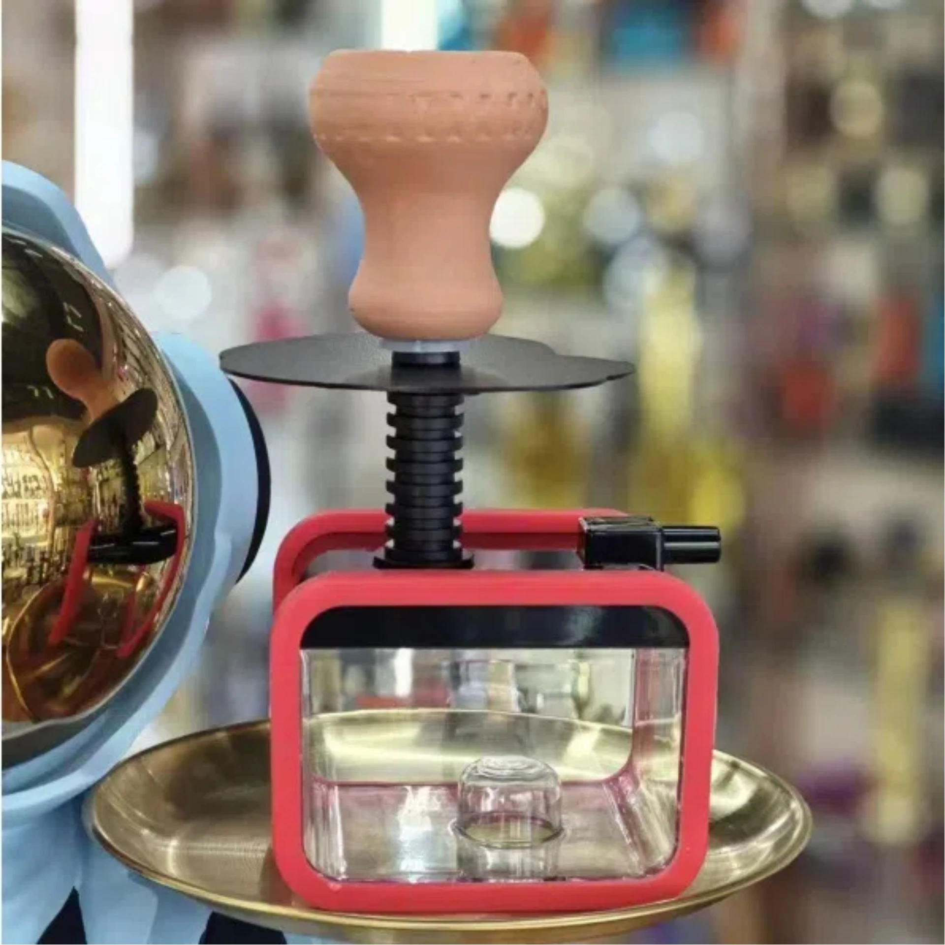 Small Size Acrylic Hookah, Outdoor Portable Shisha, Full Set, LED Light, Single Pipe, Narguile Complete Narghile