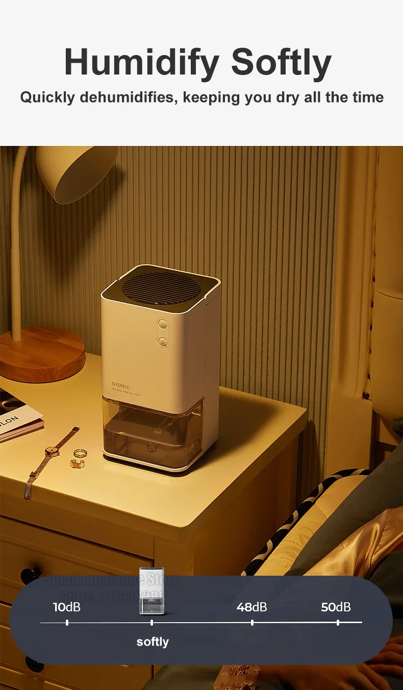 Xiaomi ODI-CSJ01 Portable Dehumidifier 1.2L Water Tank