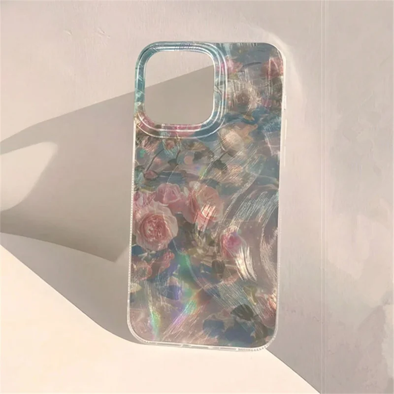 Floral Water Wave Element Phone Case Cover
