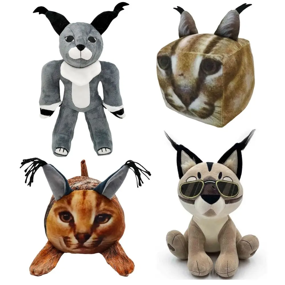 Grande Floppa Pelúcia Criativo Dos Desenhos Animados Gato Plushie