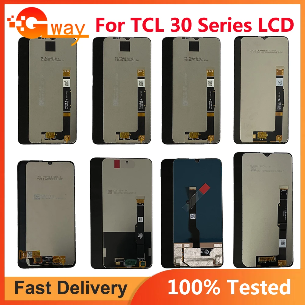 

Для TCL 30 SE 6165 TCL 30E 6127 305 306 ЖК-дисплей дигитайзер для TCL 30 V 5G 30 LE 30Z 30 XE LCD TCL 30 5G T776H 30 Plus LCD