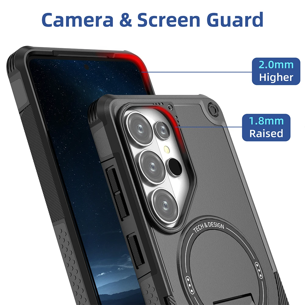 Strong Magnetic Wireless Charging Case with Enhanced Durability and Sleek Design