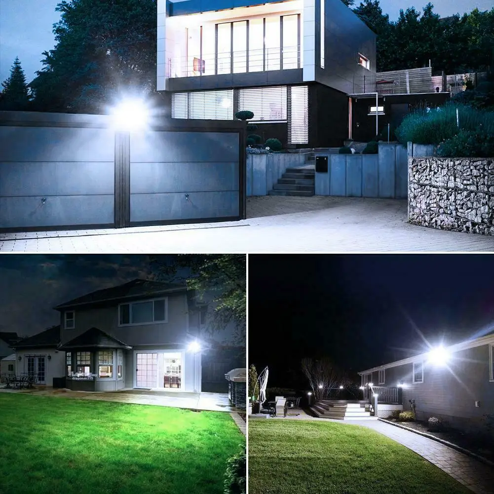LED Flood Light 200W 300W 400W Outdoor Floodlights Lamp 220V-240V Cool White IP66 with AU Plug For Outdoor Wall Garden — view 3
