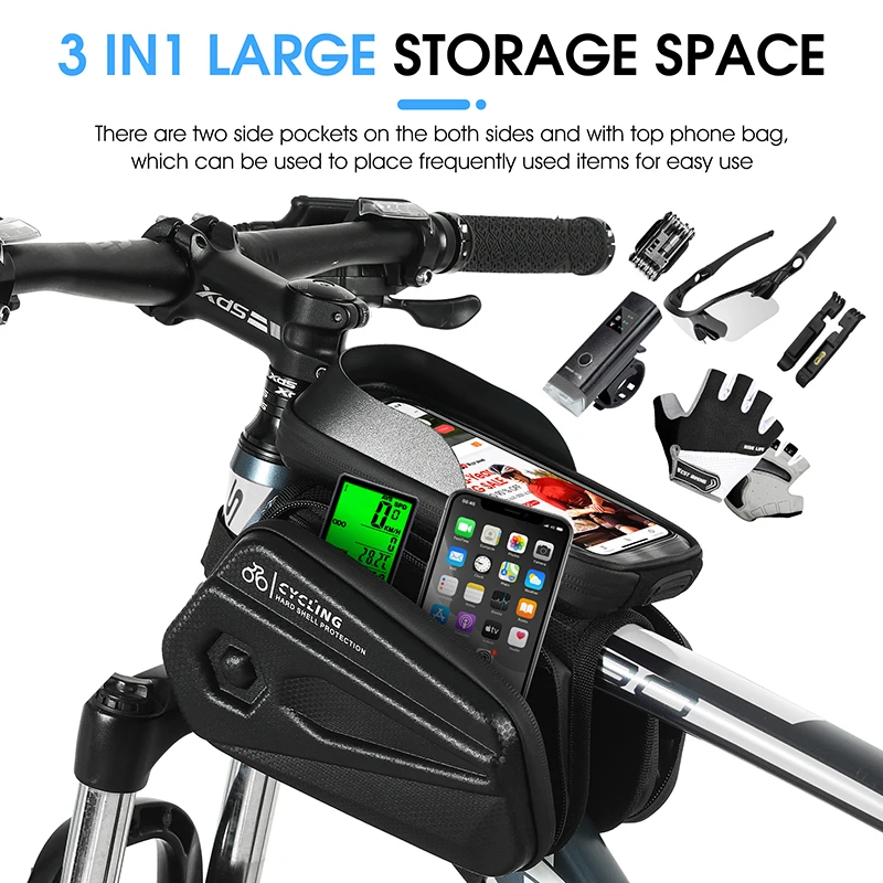 WEST BIKING inch Phone Bag TPU High Sensitive Touch Screen