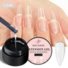 MEET ACROSS 8ml Milk White Quick Extension Gel Nail Polish Vernis Semi Permanent Soak Off  Nail Art UV Gel LED Varnish Nails 3