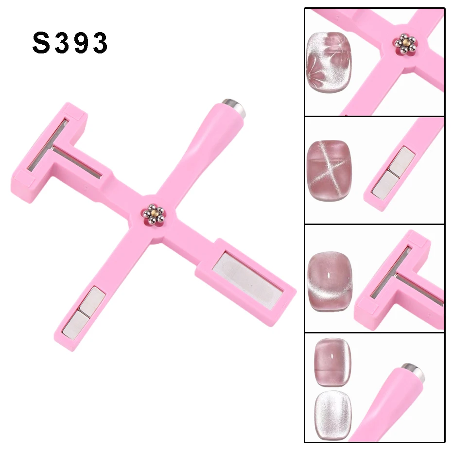 Description Picture 2 of itemCat Eye Gel Polish Nail Magnet 5 In 1 Multifunctional Magnet Stick 3D Magnetic French Cat Eye Gel High Quality for Manicure Tool
