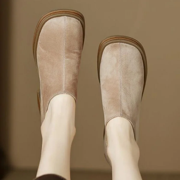 New Fashion Women's Spring and Autumn Shoes Ladies' Thick Bottom Shoes Luxury Lefse Shoes Platform Shoes Square Head High Heels