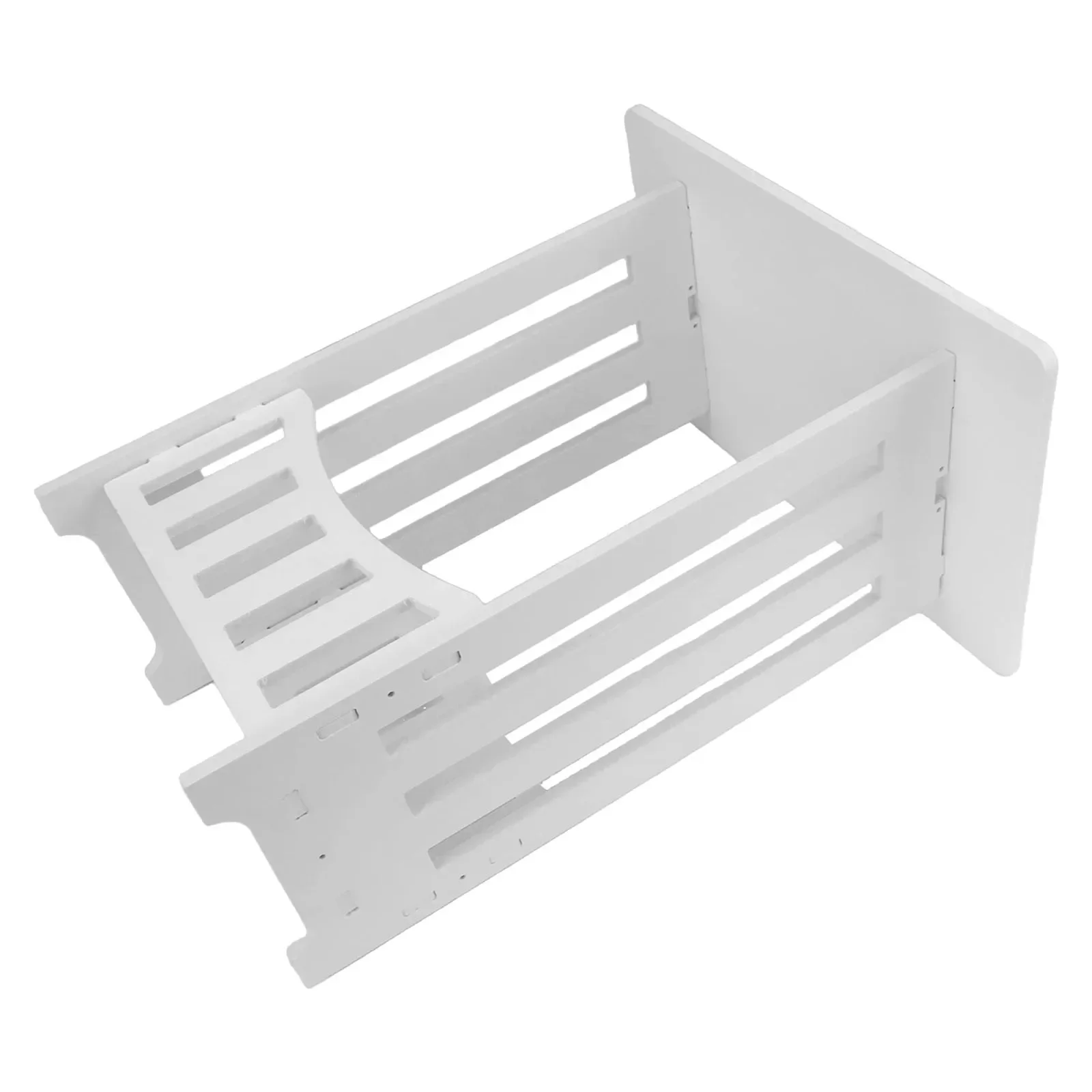 Lightweight Display Table Bedroom Furniture Display Shelf Narrow End Table Easy Assembly Elegant Design Lightweight Material