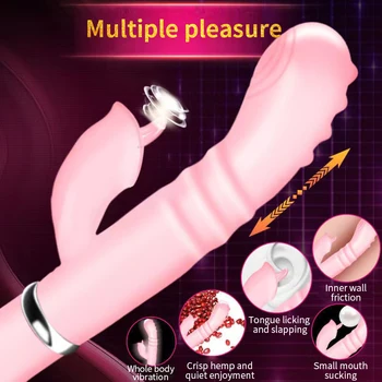 Sex Toys Vibrator for Women 12 Speeds Vibrating Tongue Licking Clitoris Stimulation Vagina Climax Female Masturbation Product 3