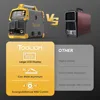 200A MIG Welder 4 in 1 MIG/Flux MIG/Lift TIG/Stick Welder 110/220V Dual Voltage Aluminum Welding Machine Spool Gun Compatible 3
