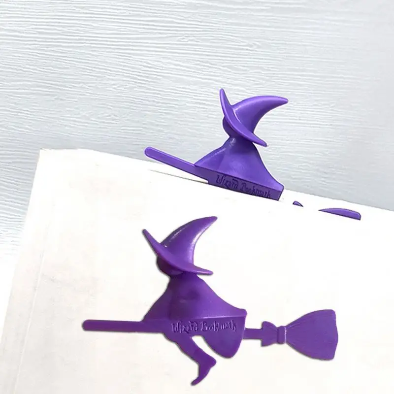 3D Stereo Witch Bookmarks Creative Stationery 3D Decorative Book Markers For Kids Children Stationery