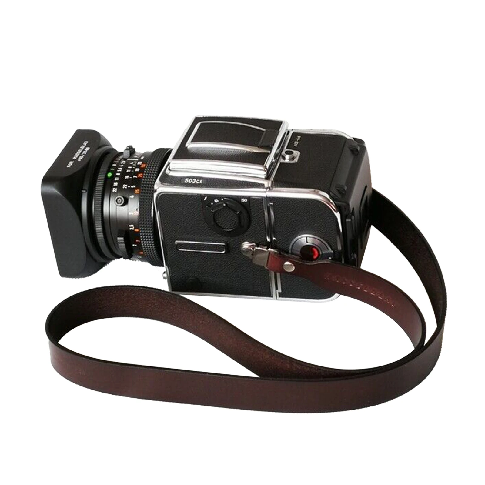 Lens Hasselblad 500 Accessories Wide Leather Neck Strap With Lugs
