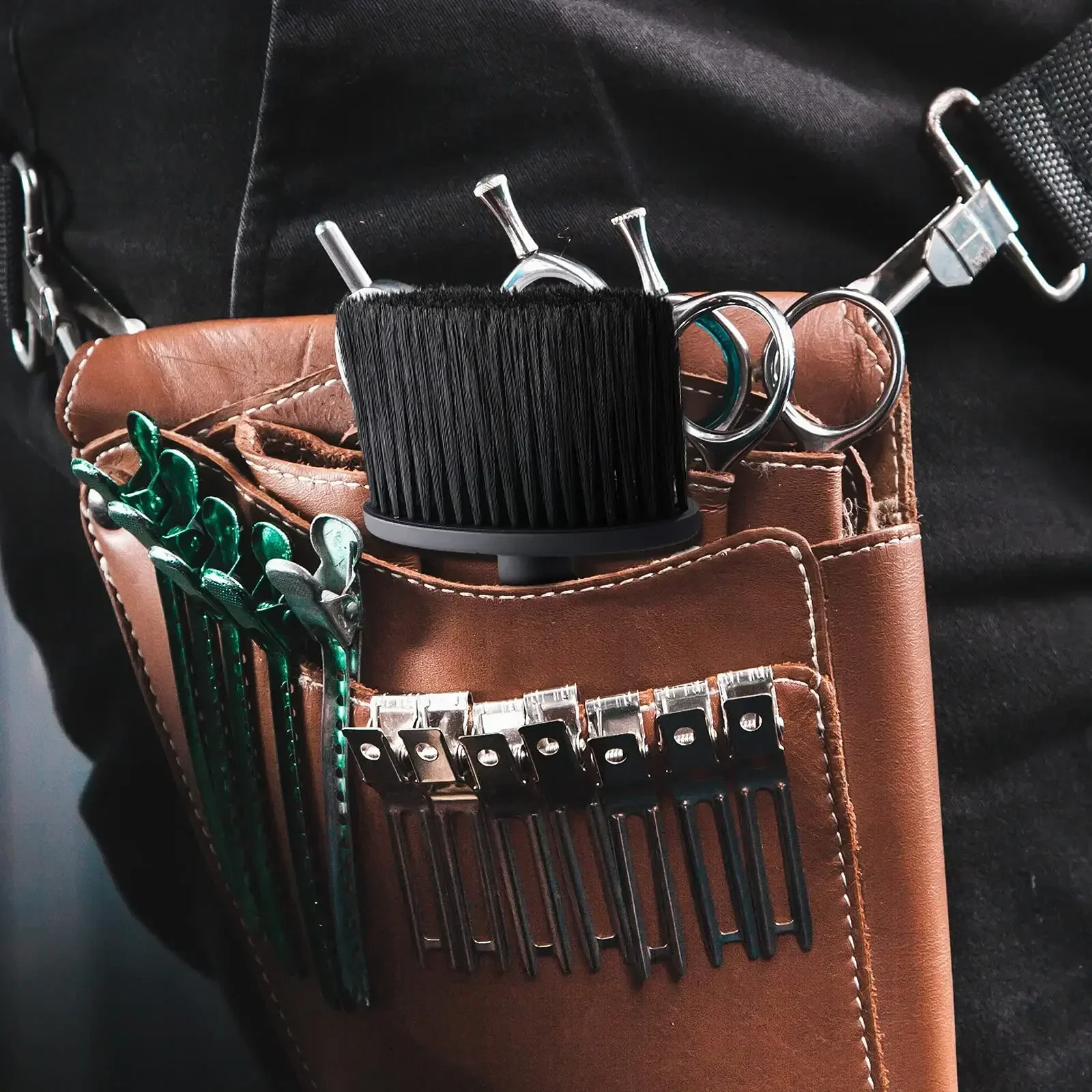 Professional Soft Neck Face Duster Brushes Barber Hair Clean Hairbrush Beard Brush Salon Cutting Hairdressing Styling Tools 6