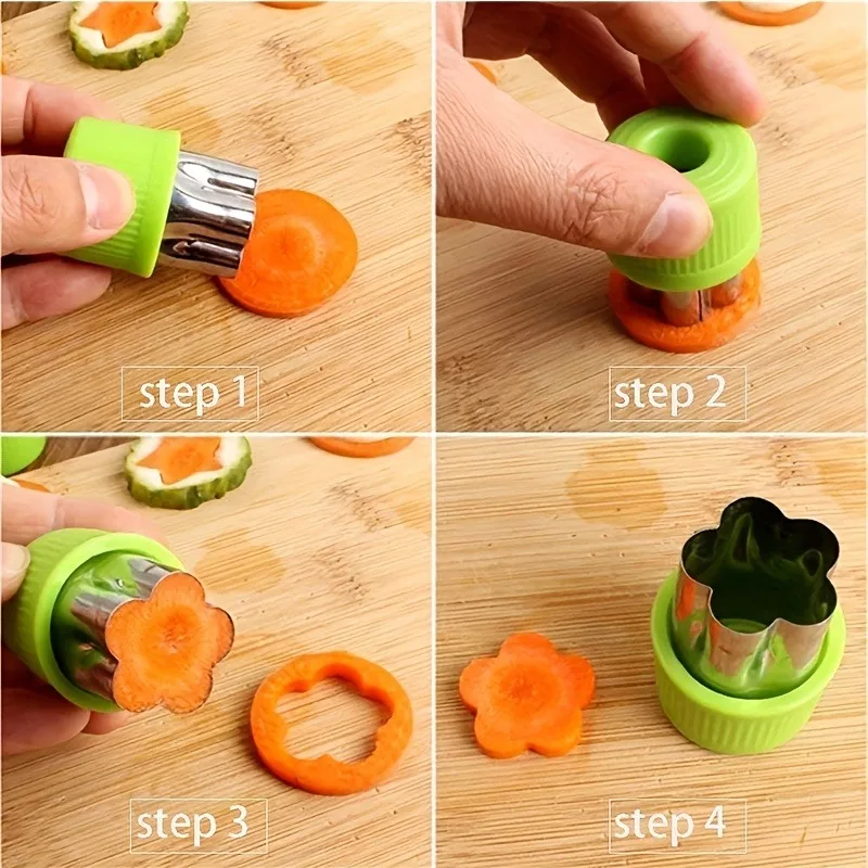 Vegetable Cutter Shapes Stainless Steel DIY Fruit Cookie Stamps Cake Food Cutting Mold Kitchen Tool Kitchen Accessories cookie cutter