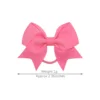 10Pcs/lot Grosgrain Ribbon Pigtail Hair Bows Elastic Hair Ties Hair Bands Holders Girls Baby Hair Accessories for Baby Infants 4