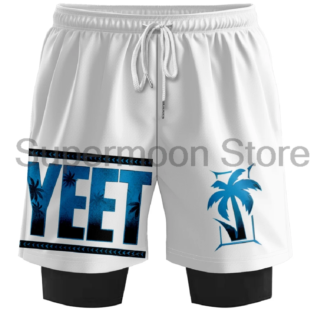 Jey Uso Yeet Sweatshorts Men's 2 in 1 Running Shorts Women Basketball Pants Unisex Outdoor Sportwear 3
