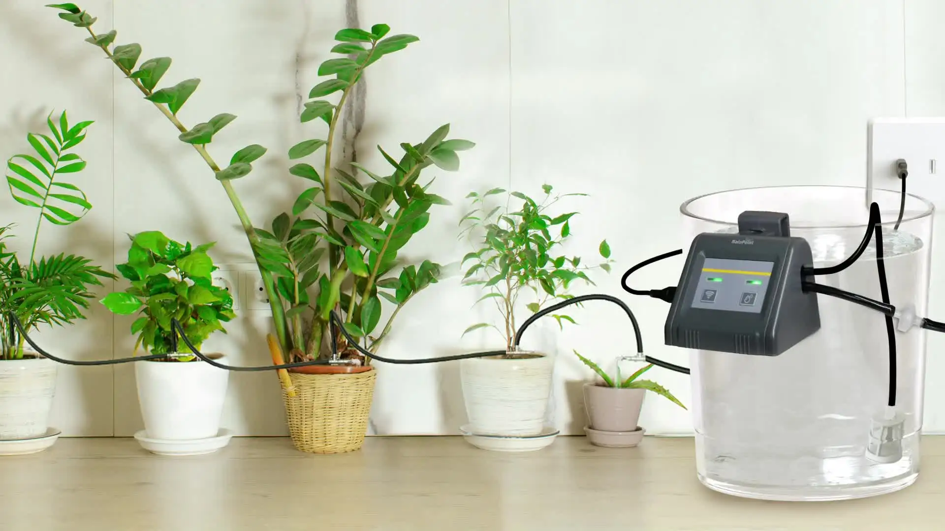 WiFi Automatic Watering System For Indoor Potted Plants, DIY Drip Irrigation  Kit,Automatic Self-Watering Irrigation System Pump - AliExpress 15