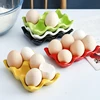 Six-compartment Egg Storage Tray Rectangular Ceramic Grid Egg Storage Oven Mold Refrigerator Storage Container Kitchen Utensils 1