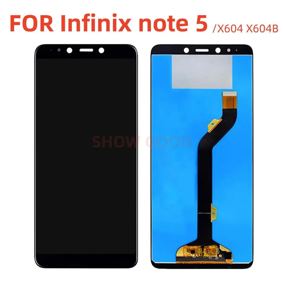 

6.0" Original For Infinix Note 5 X604 LCD Display Touch Screen Digitizer Assembly Repair Replacement Parts For X604B LCD