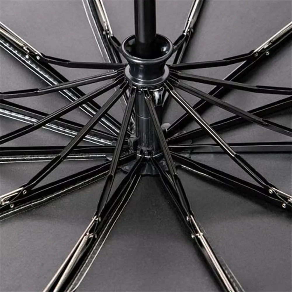Men's Reinforced Wind-Resistant Umbrella - Durable and Sun Protective
