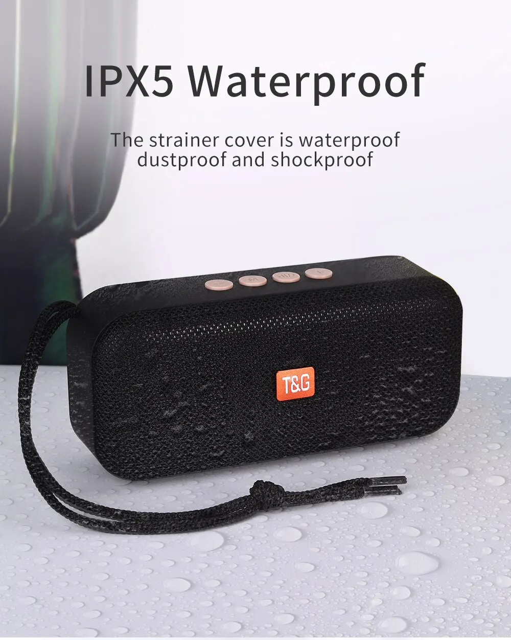 Mini altoparlante Bluetooth portatile wireless, radio FM, cassa audio, piccola USB, per computer, PC, Bluetooth, acustica_voghion.com