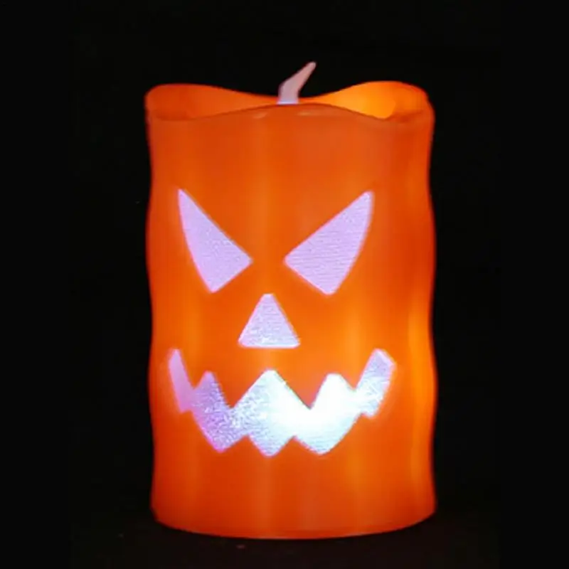 

LED Flameless Candles Portable Ghost Shape Lights Candles Rechargeable Lights Candles For Halloween M Dining Room Living Room