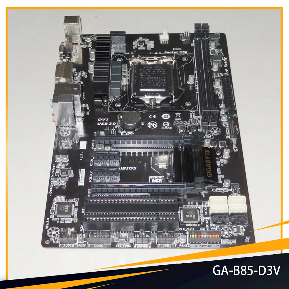 Десктопная материнская плата для Gigabyte GA-B85-D3V LGA 1150 DDR3 16GB B85 SATA III 100% протестирована