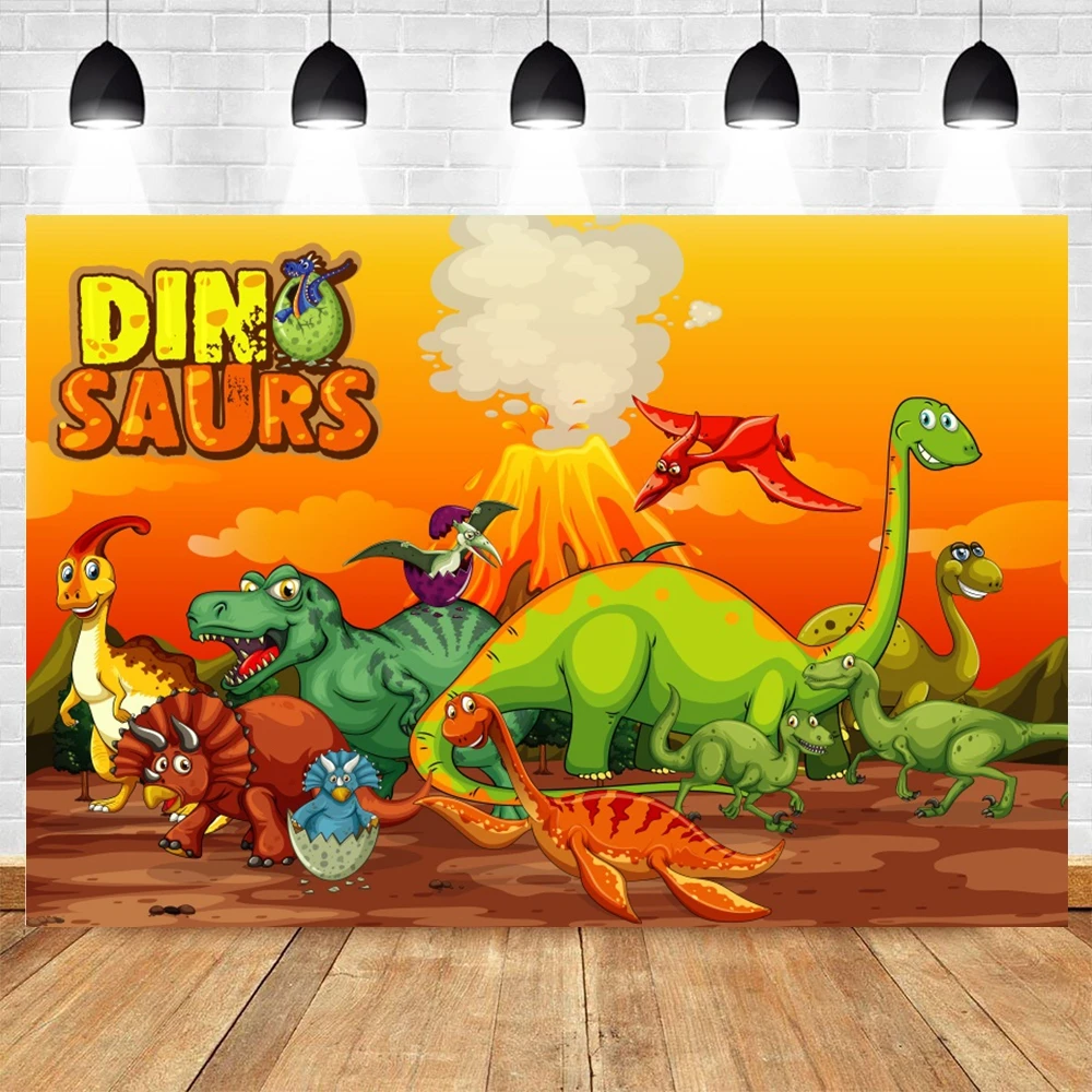 Aoihrraan 3x2m Dinosaur World Backdrop Tropical Rainforest - View #9