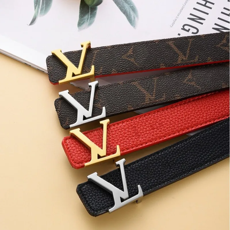 French Luxury Lifestyle Style 2026 New Classic Tweed Cowhide Belt for Women, Simple, Classic and Retro High-end Belt