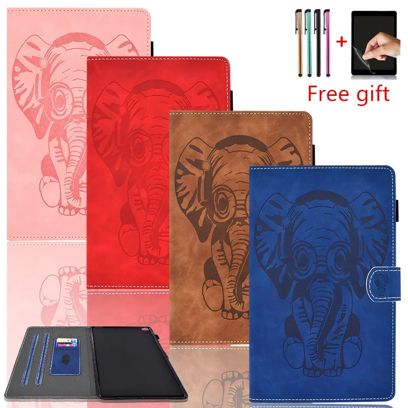 Custodia In Rilievo Elefante Per Samsung Galaxy Tab A 8 T350 T355 Cover Posteriore In Silicone Per Samsung Sm T350 Custodia Originale + Stilo