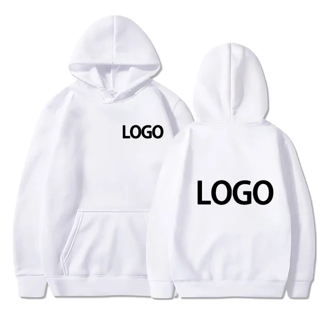 Customized Printing Men's and Women's Hoodies, Loose Casual Clothing, Fashionable Long Sleeved Hooded Pullover, 2025 2