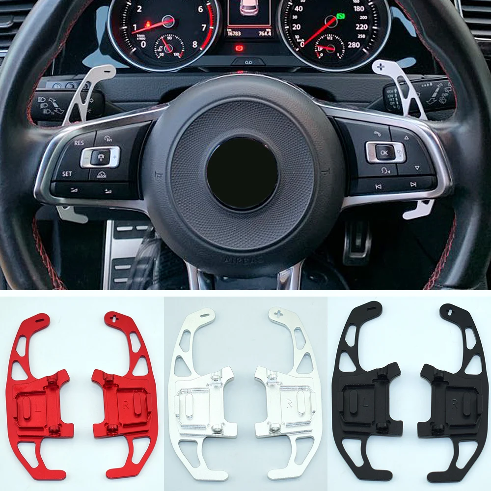 

Steering Wheel Shift Paddle Extension For VW Golf 7 R GTI Scirocco POLO MK7 2015-2019 Tiguan Rline 2019 Auto Car accessories