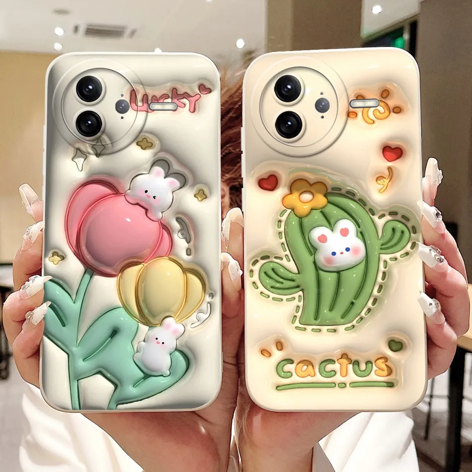 Cute Cat Panda Cartoon Soft Silicone Shockproof Phone Case