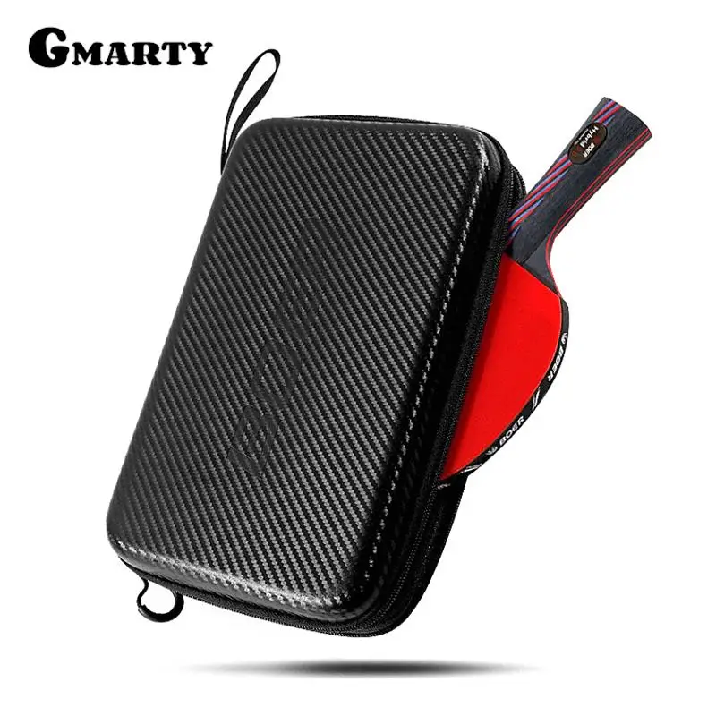 

1pc Table Tennis Bat Cover Paddle EVA Bag Ping Pong Cases Zip Pocket Package 290x195x50mm Racket Bags Waterproof Covers
