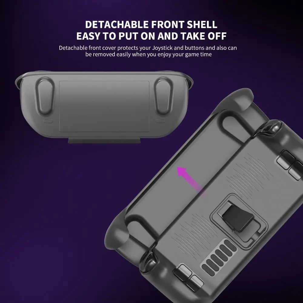 Ultra-Thin Handheld Console Protective Case with Detachable Kickstand
