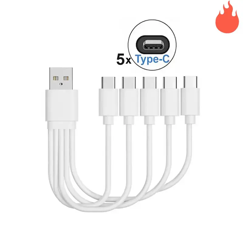 ตัวเลือกสินค้า สายชาร์จ USB-C 4 in 1 ชาร์จได้หลายอุปกรณ์พร้อมกัน
