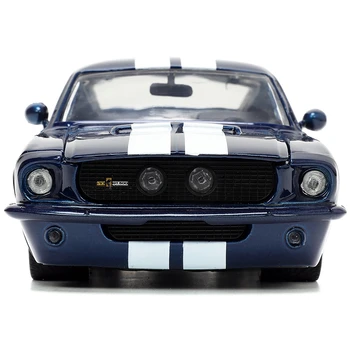 JADA 1:24 Scale 1967 Ford Mustang Shelby GT500 Car Model Diecast Alloy Toy Adult Fans Collection Gift Boys Toys Souvenir