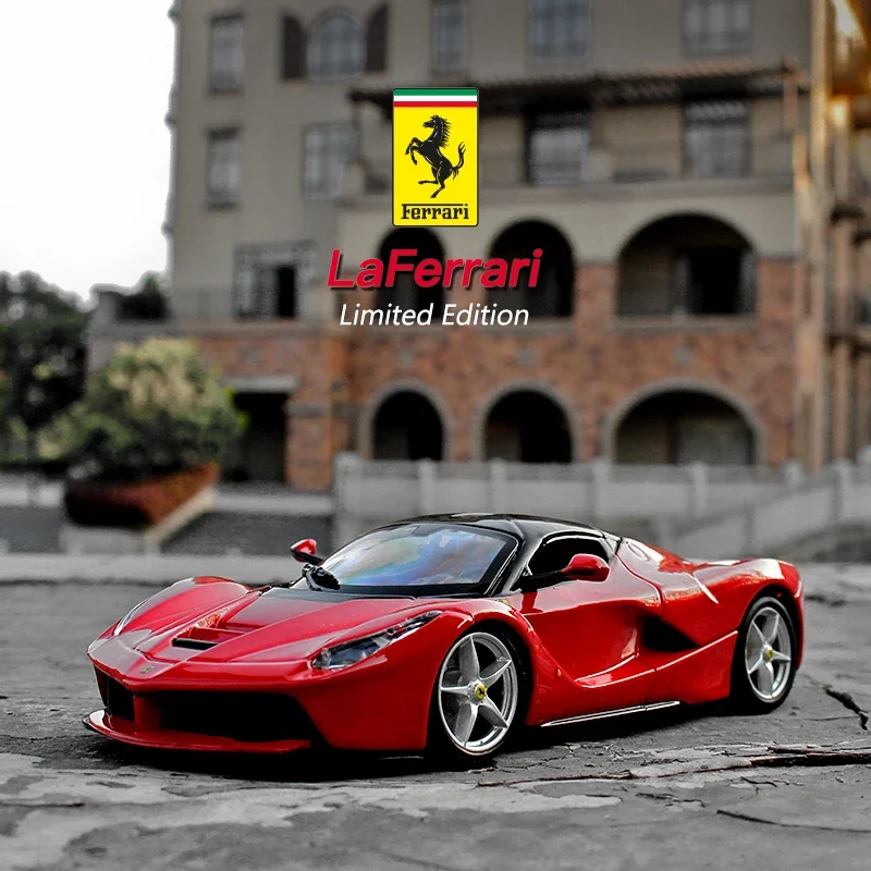 Bburago 1:24 Ferrari La Ferrari Modello Di Auto Pressofusione Modello In Metallo Giocattolo Per Bambini Regalo Fidanzato Collezione Di Auto In Lega Si