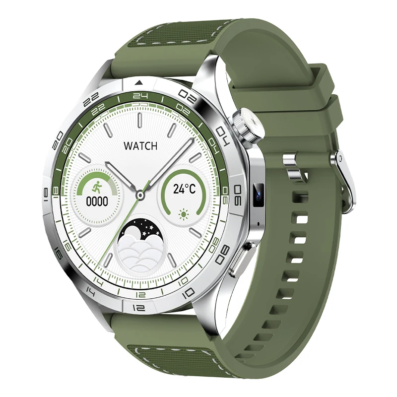 4+128GB Smartwatch 4G SIM Card 1.43 inch AMOLED 466*466 Screen With 200W Dual Camera 128GB ROM Waterproof Smart Watch Men Women 10