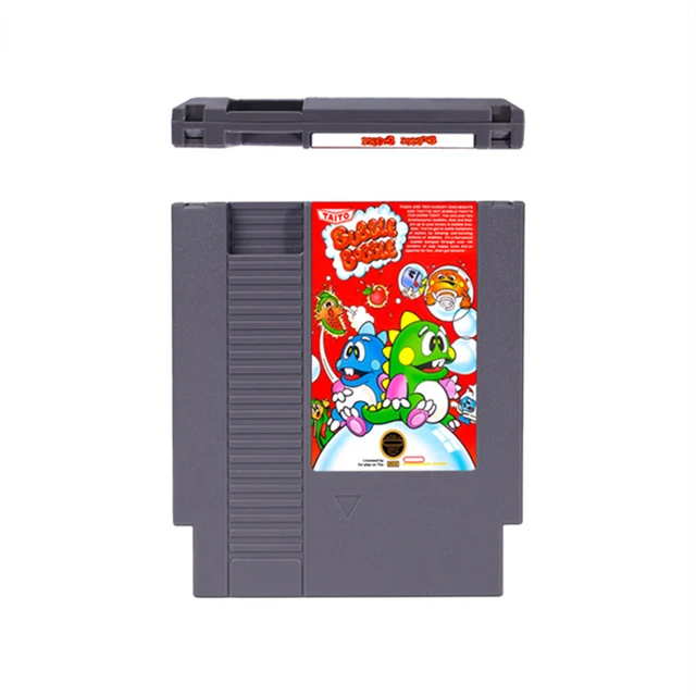 Cartucho de jogo para console de videogame, Bubble Bobble ou Bubble Bobble  Part, 2-72 pinos