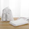10 pcs/set Shoe Fabric Covers Non-woven Dustproof Drawstring Clear Storage Bag Travel Pouch Shoe Bags Dry Shoes Protect 1