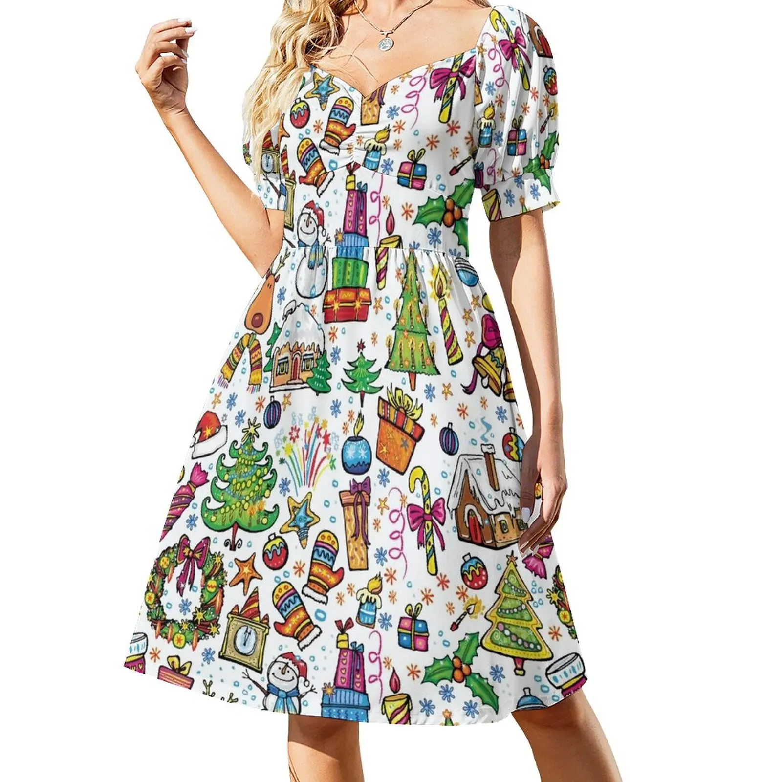 

Icons of Christmas Dress sensual sexy dress for women Women's skirt women long dresses