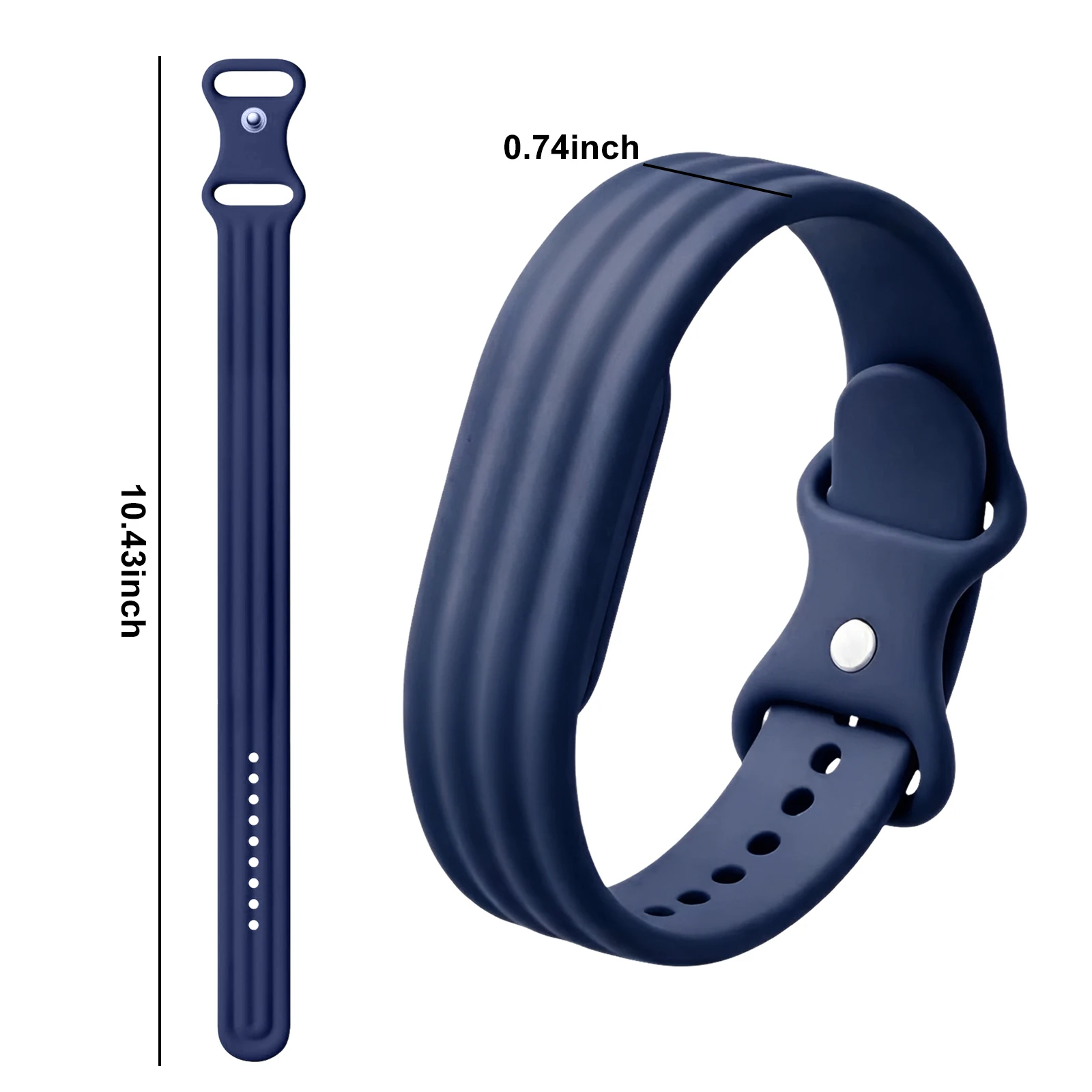 Silicone Strap Lightweight Screenless Activity Tracker Wristband for Fitness and Outdoor Activities