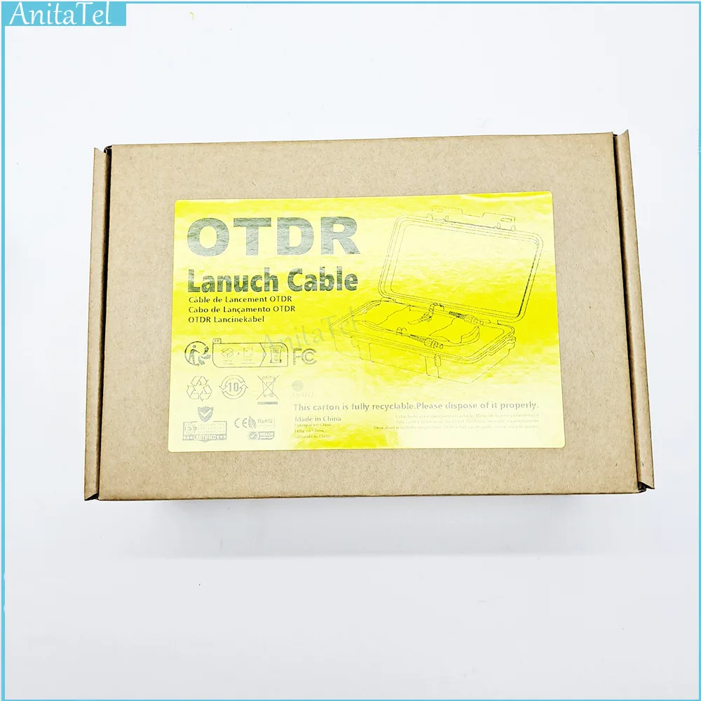 500m-2KM 광섬유 발사 케이블 박스 OTDR 블라인드 존 제거기 박스 SC/APC-SC/APC SC/UPC-SC/APC SM 1310/1550nm 광섬유 링
