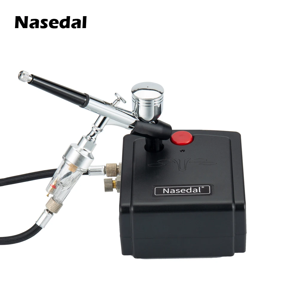 Nasedal Airbrush Compressor DualAction Spray Gun 0,3 milímetros