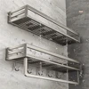 Wall-Mounted Kitchen Storage Rack Multifunctional Spice Shelf Wall Shelf  Hanging Hook Rack Condimenters Organizers Holder 4
