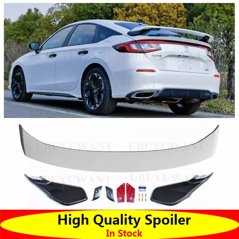 

Для Honda Civic Тип-R Стиль 2022 2023 спойлер для багажника автомобиля ABS Авто задний Багажник крыло аксессуары спойлер