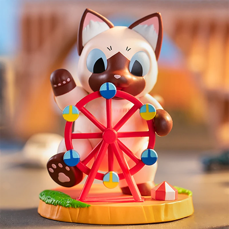 Маленький летний домик POPMART кошка Jira игривая ежедневная серия искусственные