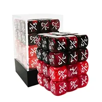 Bescon Colorful 36pcs 12mm Positive and Negative Dice Counters Set, Small Token Dice Loyalty Dice in Brick Box 1